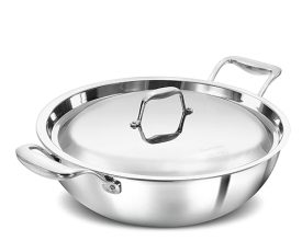Hawkins Pro 5 Litres Deep-Fry Pan,Silver