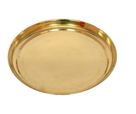 Brass pooja plate