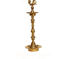 Brass Oil Lamp Peacock(mayoor)