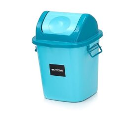 Square Dustbin 12 Ltr. (Aero Blue)