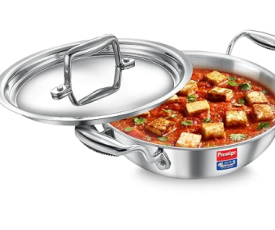 Prestige Tri-Ply  Kadai with Lid