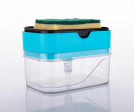 Soap Dispenser & Sponge Dishwasher Liquid Holder