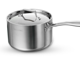 Tramontina  Triply 18cm/2.9 Liter Stainless Steel Sauce Pan
