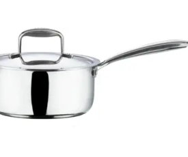 Platinum Triply Sauce Pan 14 cm with Lid 1.2 L