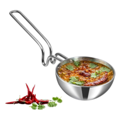 Stainless Steel Tadka Pan Large – 300 m