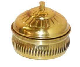 Brass  Kumkum box