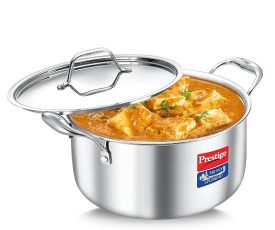 Prestige 22cm/4.4L Tri-Ply Stainless Steel Splendid Casserole