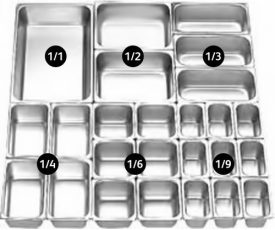Steel GN Pan assorted