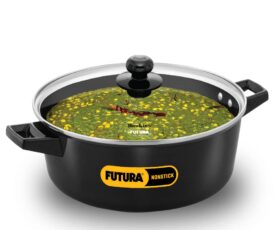 Hawkins Futura 5 Litre Cook n Serve Casserole,  Induction, Black (INCB50G)